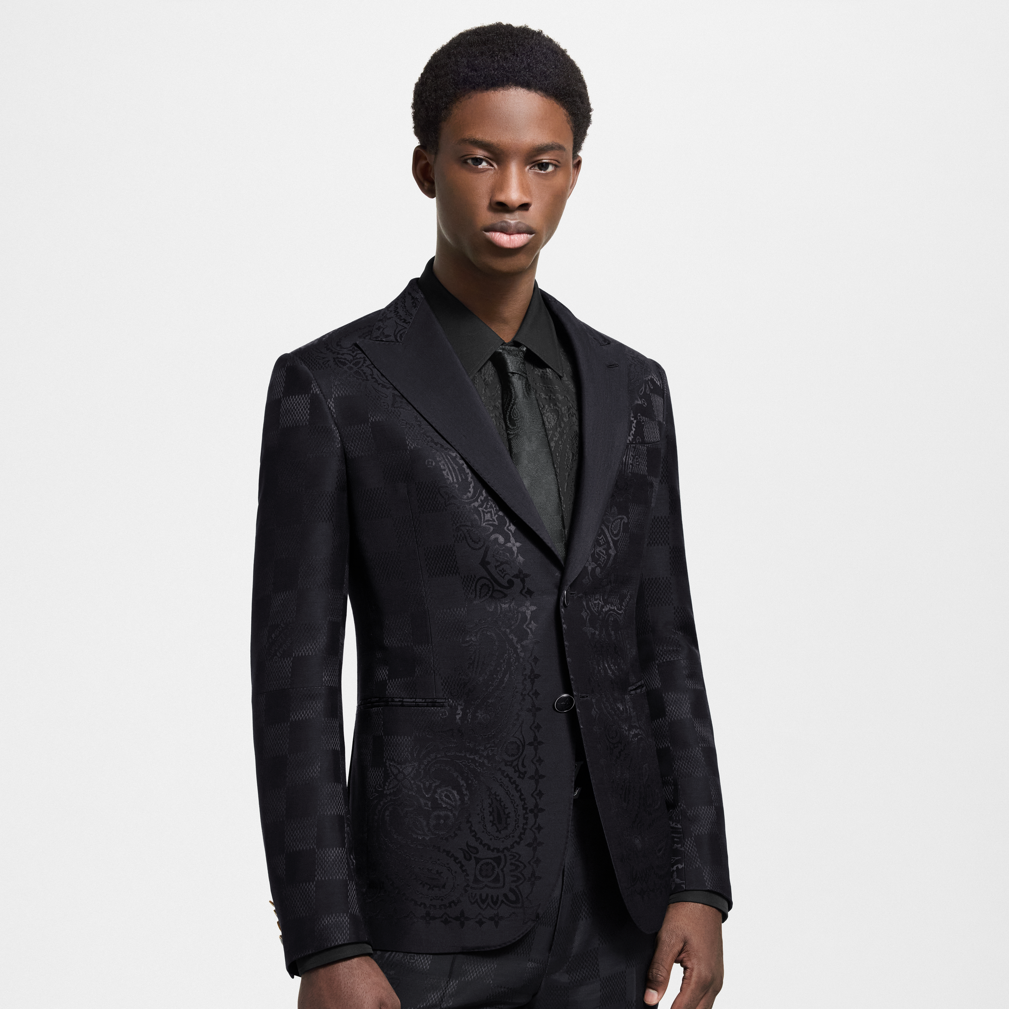Chaqueta Pont Neuf satinada de botonadura sencilla  Hombre Prêt-à-Porter Americanas y chaquetas | LOUIS VUITTON (Zoom de producto)